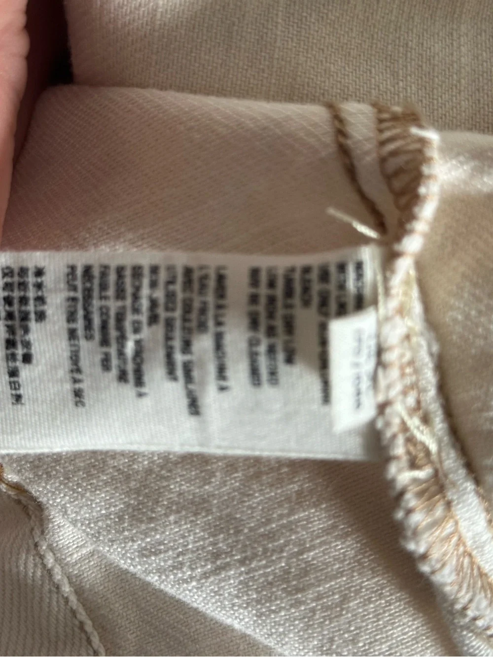 Free People Cream Utility Jacket with Button Front - Picture 14 of 16